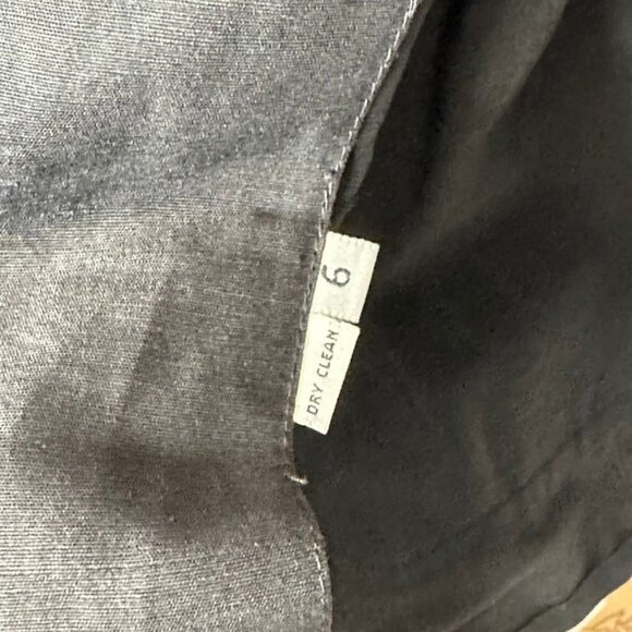 Calvin Klein Black Open-Front Blazer Womens 6 Lightweight Office Career Linen - Picture 4 of 10